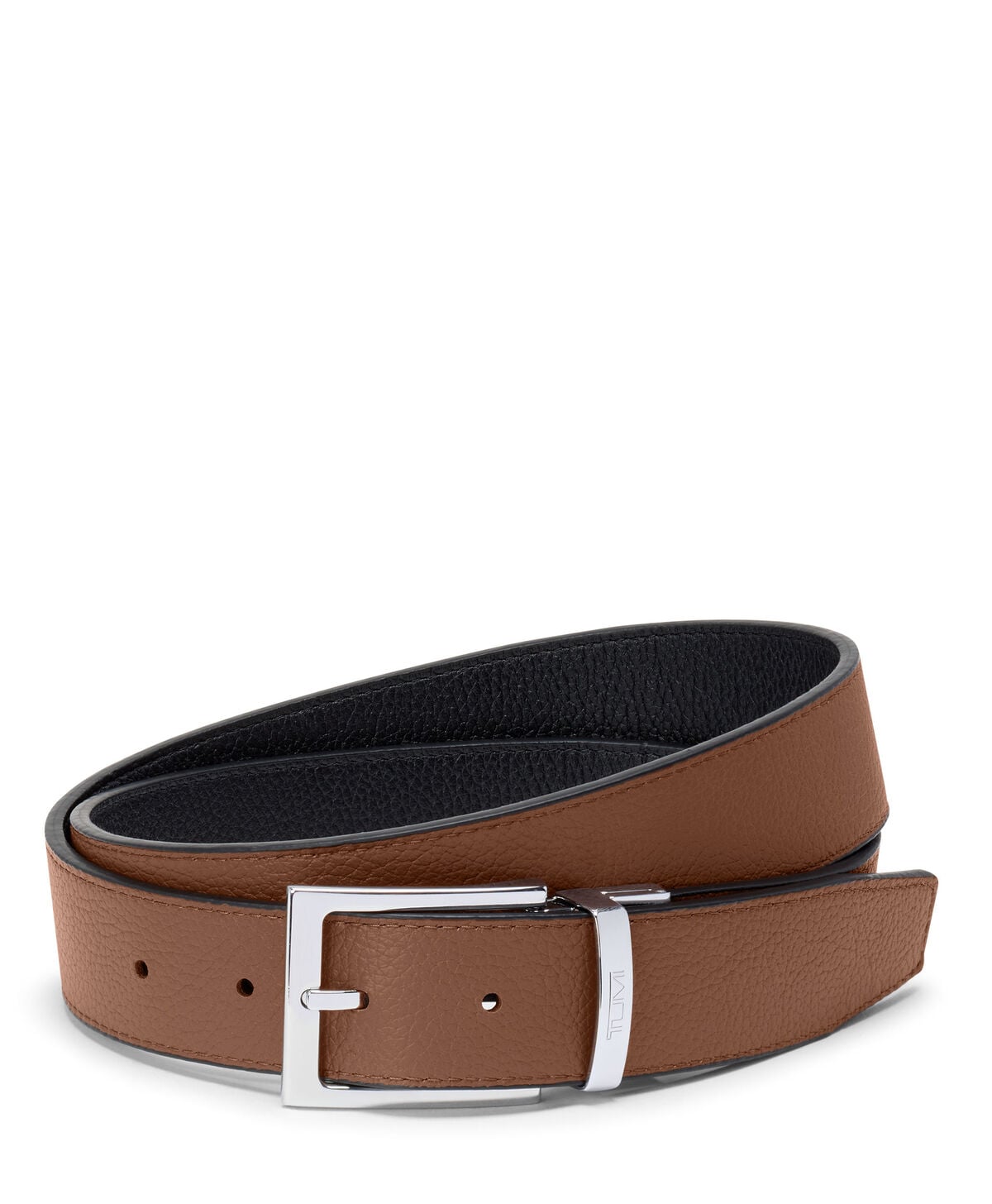 Belts Wendbarer G&uuml;rtel aus Saffiano-Leder mit rechteckiger Schnalle, 35 mm