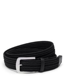 Belts Abgerundeter, gewebter G&uuml;rtel mit rechteckiger Schnalle, 35 mm