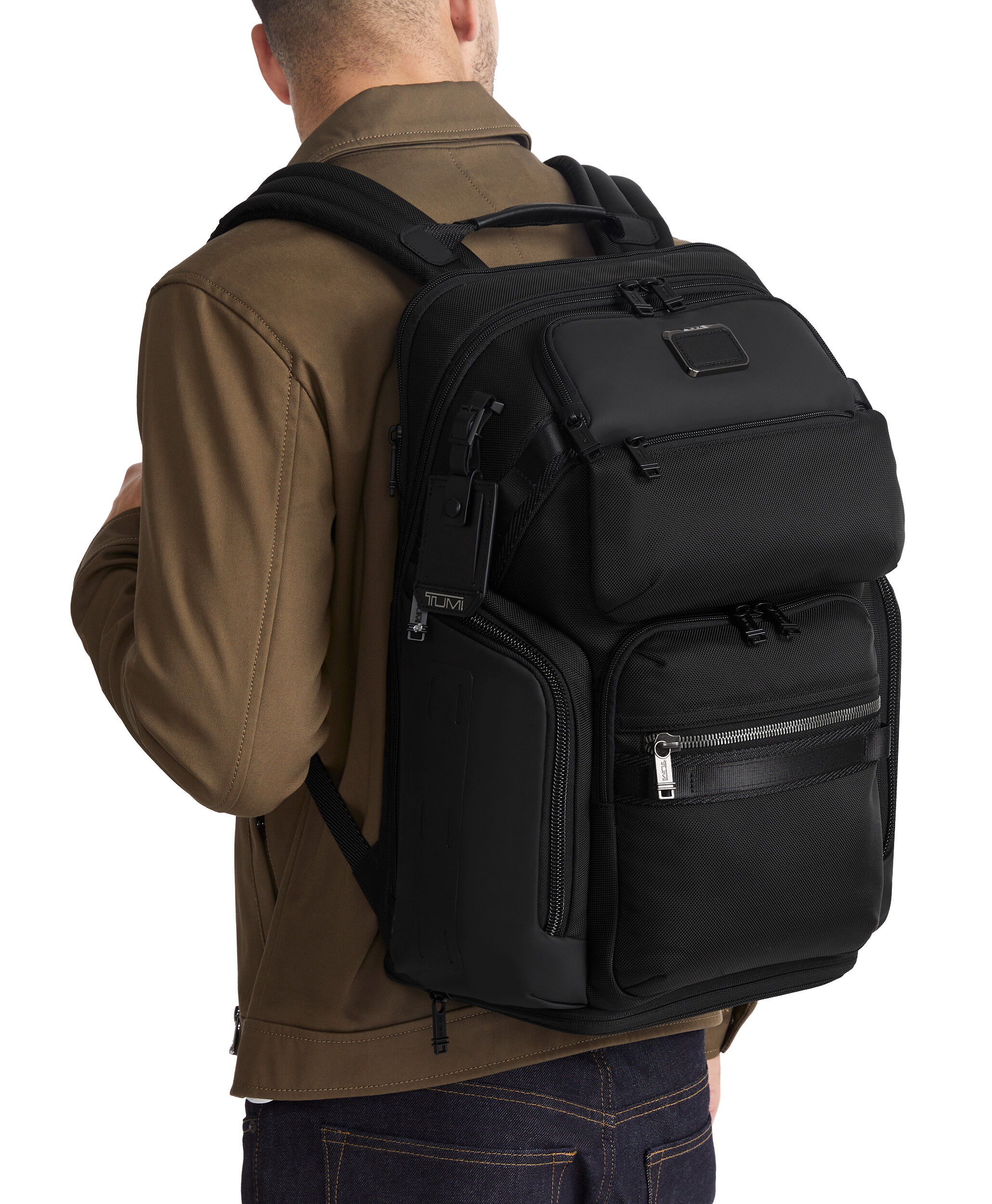 新品タグ付き　TUMI BRAVO 黒 TUMI（トゥミ） TUMI Alpha Bravo Leather Back Pack アルファ