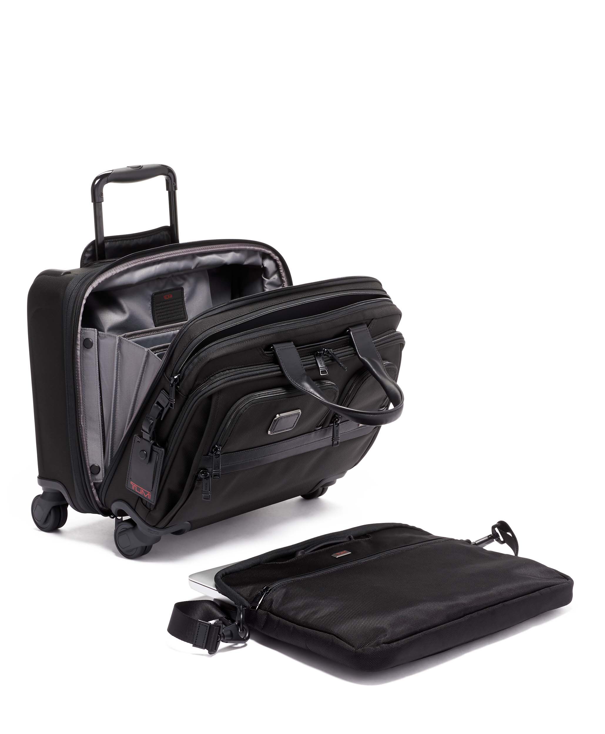 tumi rolling briefcase