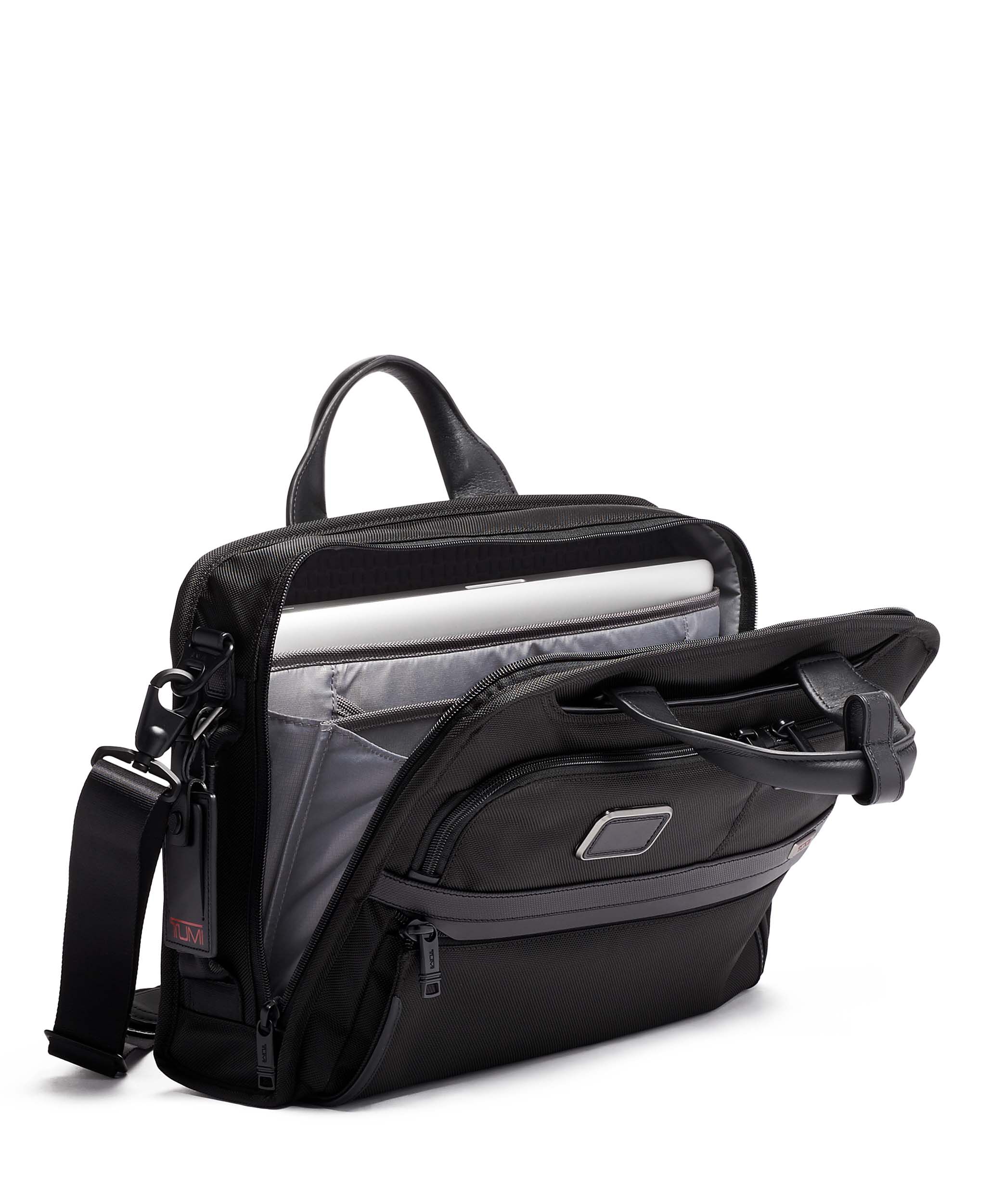 Alpha 3 Slim Three Way Briefcase Black | TUMI Austria