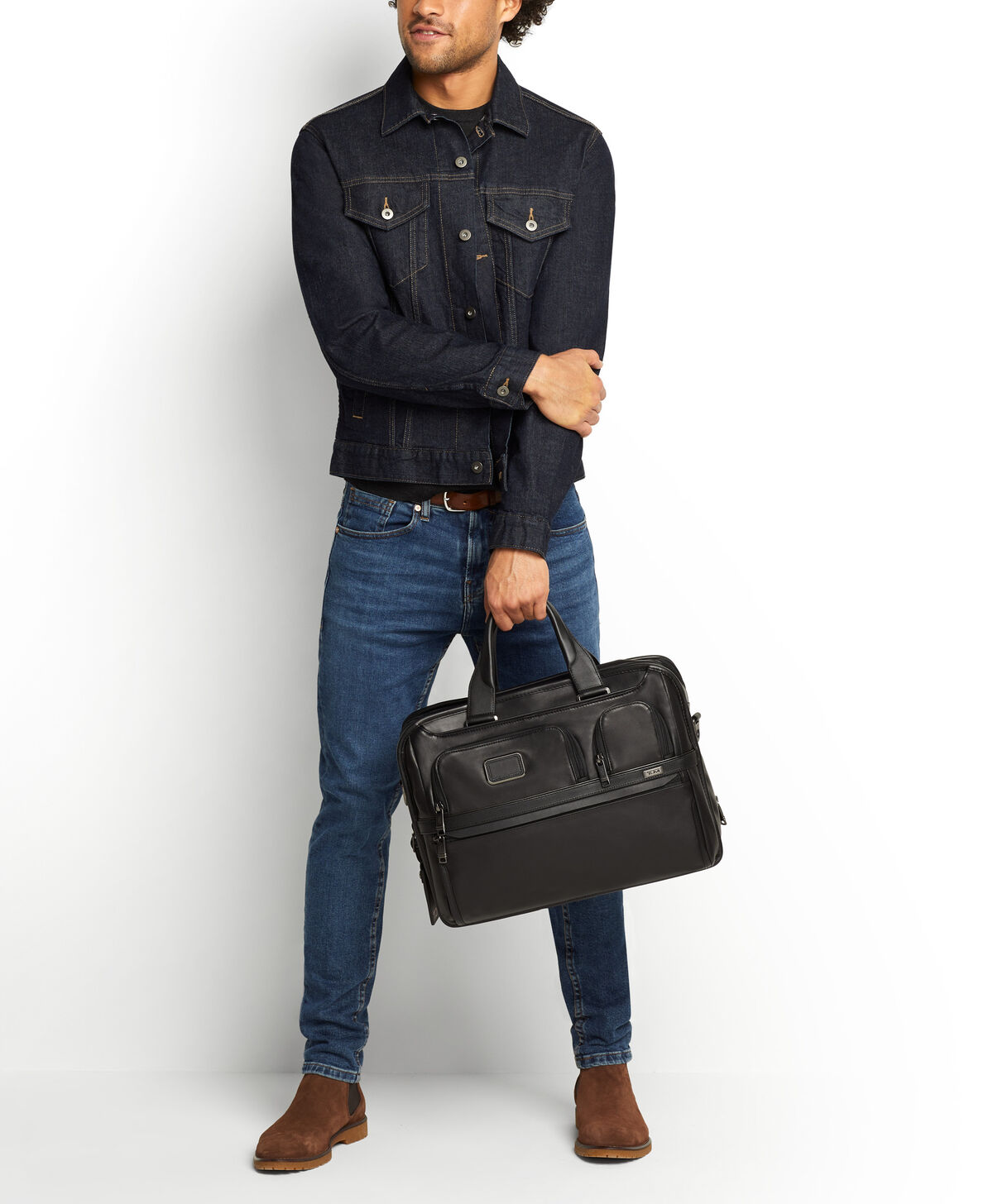 TUMI Alpha 3 EXP ORG LAPTOP BRIEF Black