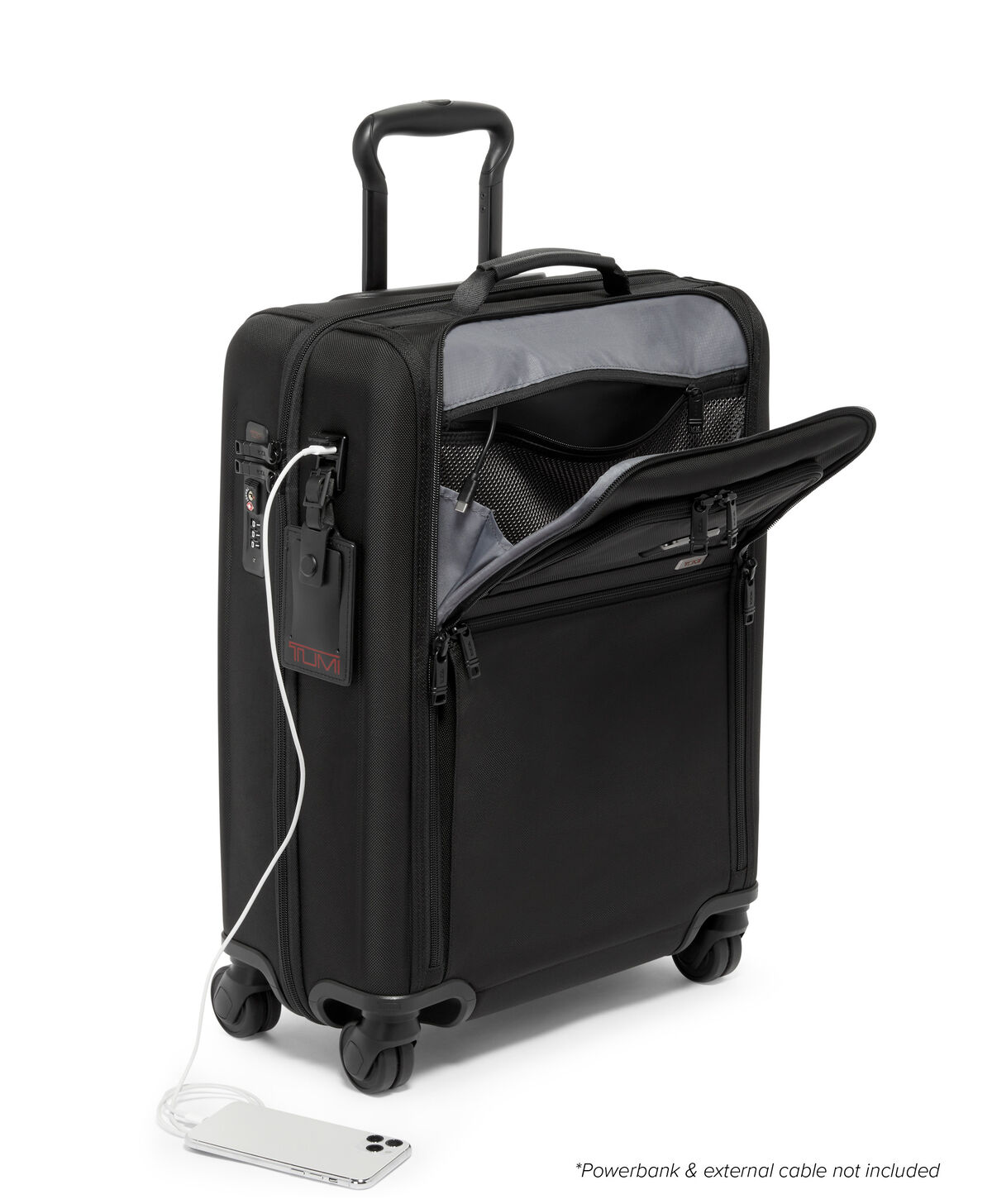 TUMI Alpha 3 INTL SLIM SUPER LEGER C/O Black