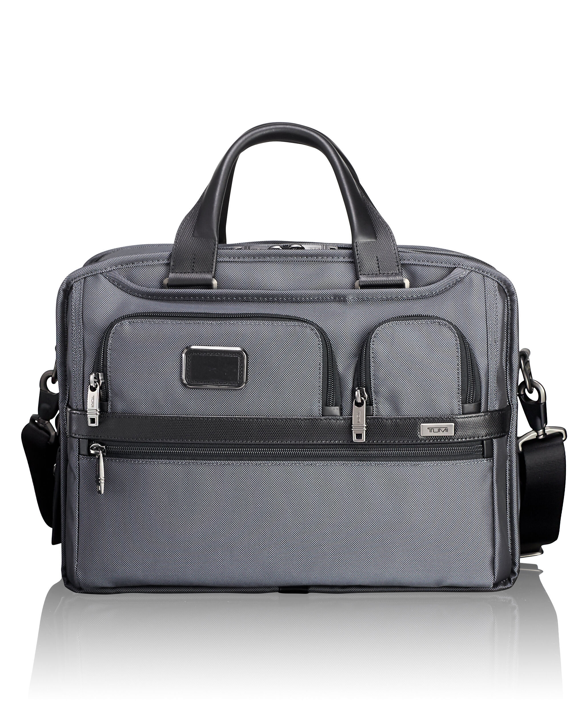 tumi expandable organizer computer brief