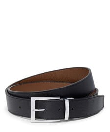 Belts Wendbarer G&uuml;rtel aus Saffiano-Leder mit rechteckiger Schnalle, 35 mm