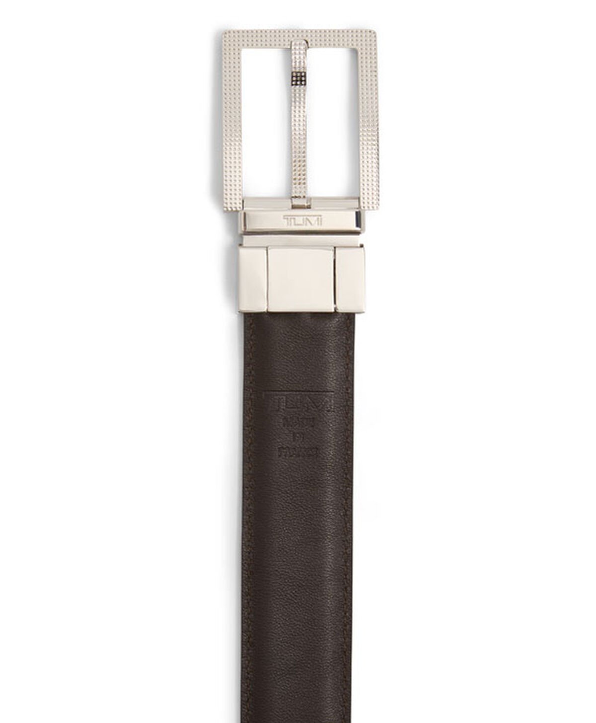 TUMI Reversible Leather Rectangle Prong Belt, 30mm