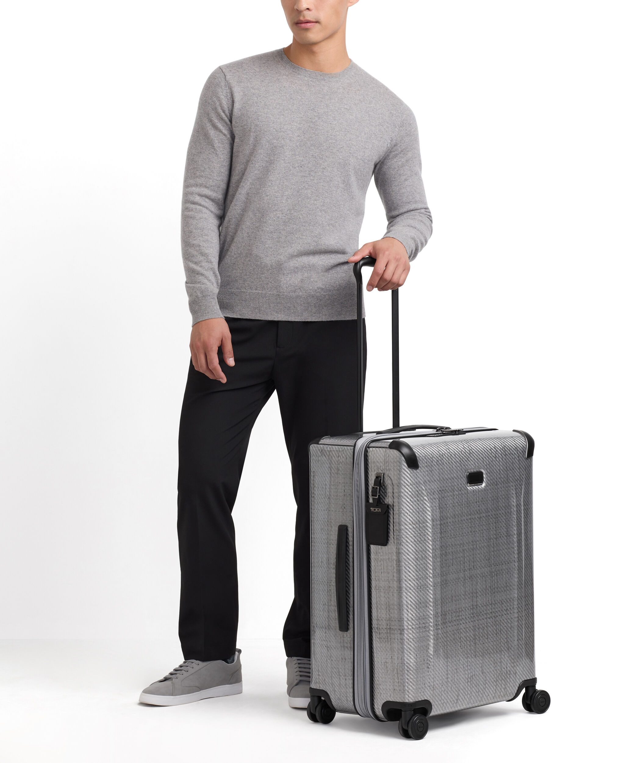 Tegra-Lite Short Trip Expandable Checked Luggage 66 cm Grey