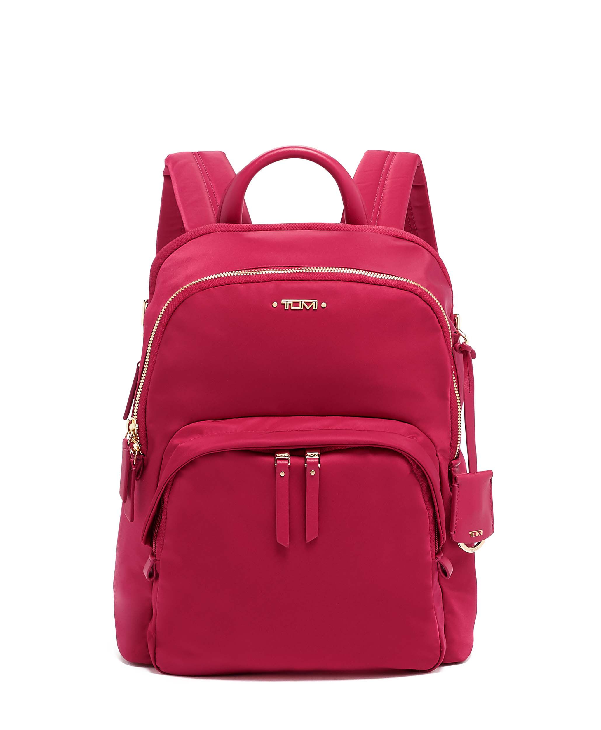 tumi pink backpack